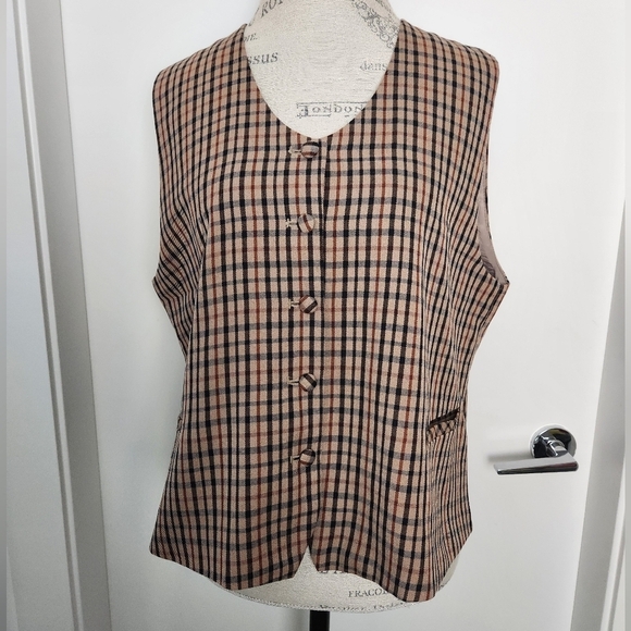 Checkered suit vest - Picture 2 of 11